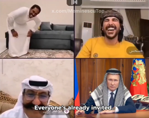 Hm... arabsko-russký videomíting